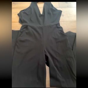 Express Black sleeveless jumpsuit. Worn once. Size Medium